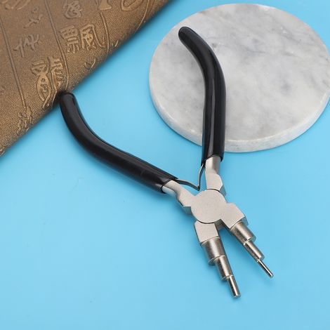 Pinces à circlips 6 pièces à becs ronds pour l'entretien automobile et la mécanique (1/4)