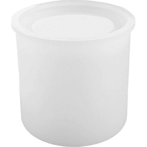 Silikon-Stifthalterform (1 Stück) – DIY-Silikonform für Stifte – Stifthalterform – 9,10 x 9,10 x 8,70 cm – Weiß (1/3)