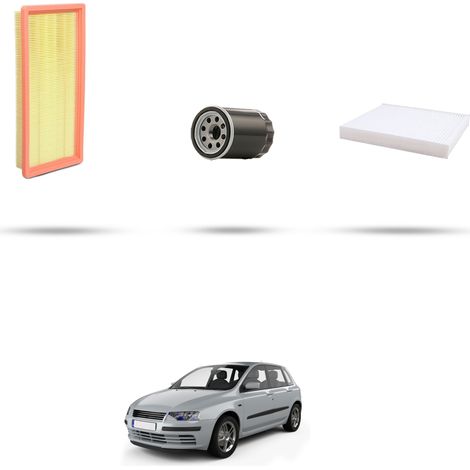 Kit tagliando 3 filtri compatibile con Fiat Stilo 1.6 16v 100kw dal 2005 al 2008 (1/5)