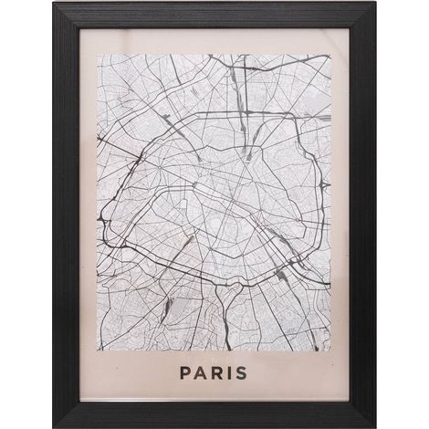 Poster incorniciato parigi 18x24cm pesca - Atmosphera créateur d'intérieur (1/3)