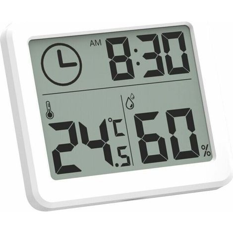 Thermomètre Hygromètre Intérieur Numérique à Haute Précisio, Moniteur de Température et Humidimètre pour Maison,Bureau (1/5)
