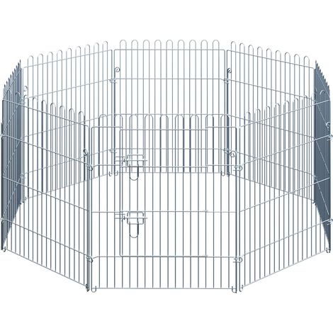 Parc pour chiots, ensemble de 8 pièces, 63 x 76 cm, sûr et stable Ce produit est fabriqué avec des matériaux de haute qu