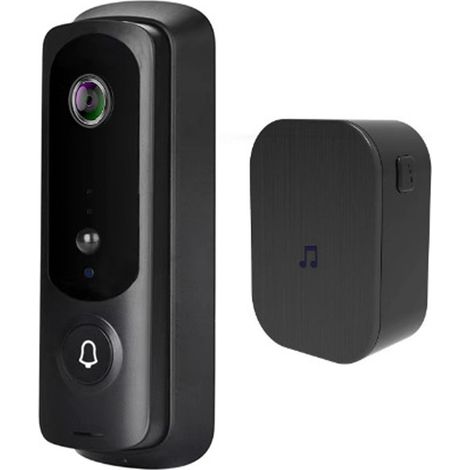 Nouvelle sonnette vidéo Tuya Smart App, interphone vidéo sans fil WiFi avec télécommande.-AquaForge