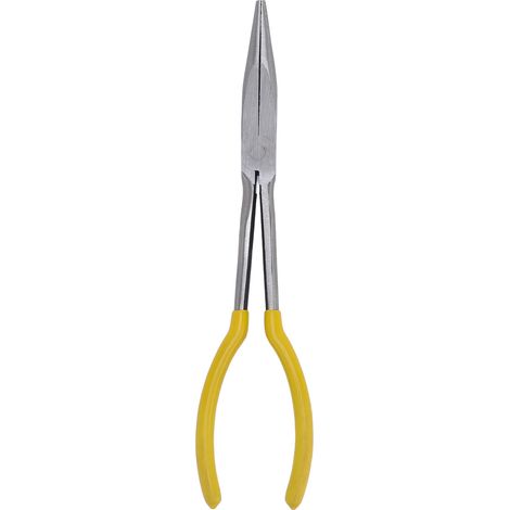 Ortviai Pince à bec effilé longue de 28 cm en acier au carbone – Précision ergonomique pour espaces restreints (1/5)