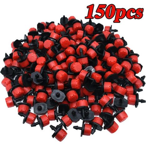 150 accessoires d'irrigation goutte à goutte réglables, têtes de goutteur à 8 trous, arroseurs pour système d'irrigation goutte à goutte pour jardin, verger et pelouse-AquaForge