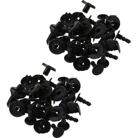 40 clips de fixation en plastique pour pare-chocs et ailes Toyota, Suzuki, Mitsubishi et Fiat (1/5)