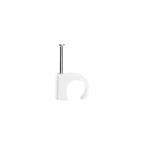 Legrand - Cavaliers Multifix x 20 - souples - Pour câble Ø14mm à Ø20 mm - blister - Blanc