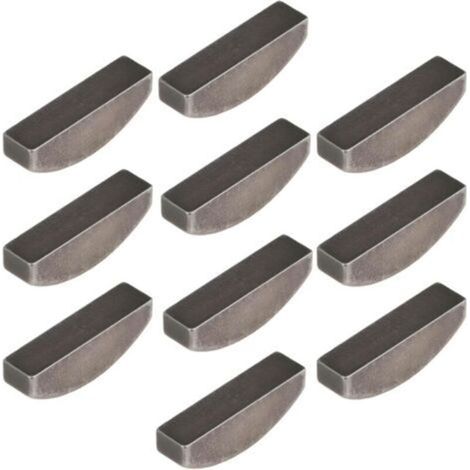 10 Clavettes de Volant Moteur pour Tondeuse à Gazon 14 340 01-S 1434001-S Compatible avec KOHLER XT675 XT775 4x5.5x17 Mm