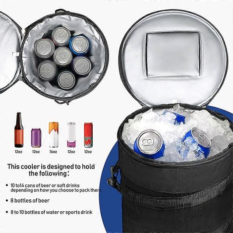 Isolierte Kühltasche für Golfwagen, faltbare Kühltasche für Golfwagen, ideal für Outdoor-Reisen und Wanderungen