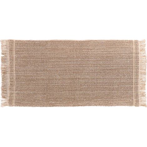 Tappeto ninon cotone altre fibre 45x90 cm - tortora - Tendance