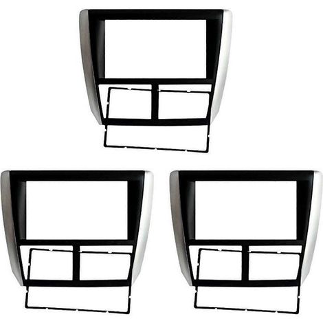3 façades d'autoradio double DIN pour Subaru Forester 2008-2012 et Impreza 2007-2012 - Kit d'installation pour autoradio stéréo de tableau de bord (1/5)