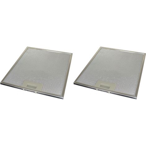 2 x Universal Cooker Hood Metal Grease Filter 270mm x 320mm