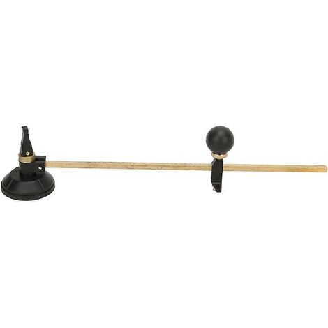 Coupe-verre à 6 roues avec compas et ventouse circulaire (60 cm) (1/3)