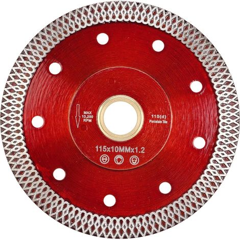 Lame diamantée ultra-hachée Casaverde 4,5 pouces pour la découpe de carreaux de porcelaine et de marbre (1/5)