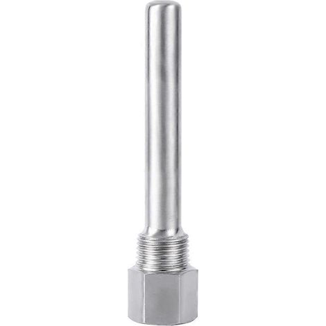 doigt de gant en acier inoxydable, filetage 1/2" NPT pour capteurs de température