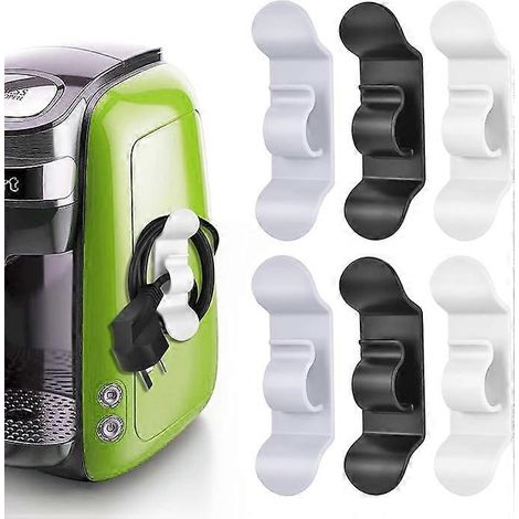 Lot de 6 range-câbles pour appareils de cuisine, enrouleur de câble robuste à crochet pour friteuses, mixeurs, blenders, autocuiseurs. (1/5)
