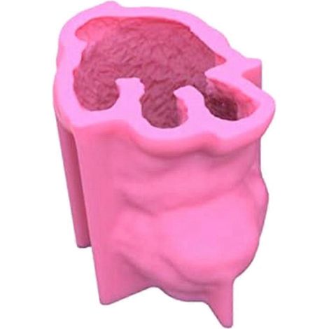 Hundeform, niedliche 3D-Silikonform für Hundekerzen, handgemachte Seifenform, DIY-Heimdekorationen und -Ornamente (1/5)