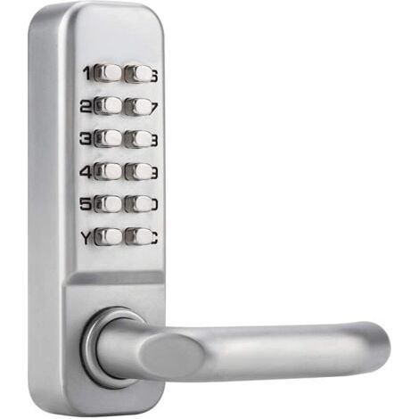 Serrure à code mécanique étanche, combinaison de code à 1 à 11 chiffres Mot de passe de sécurité Serrure codée Serrure de porte à combinaison mécanique sans clé pour porte de bureau en bois (1/5)