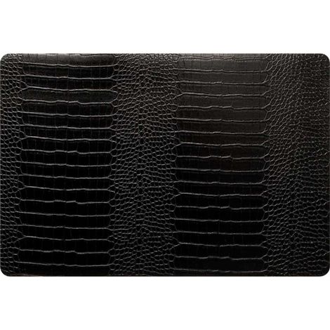 Set de Table Imprimé "Croco" 33x49cm Noir