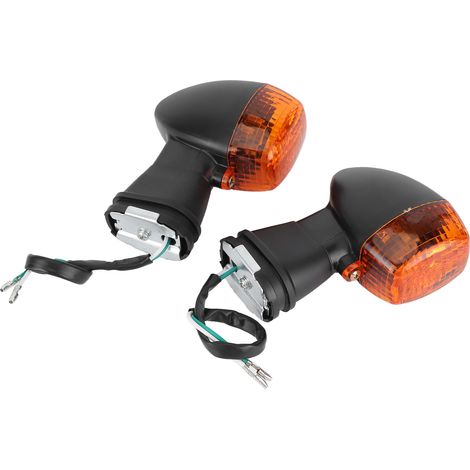 Clignotants Moto 2 Pièces Feux Ambre Compatible Kawasaki ZX900 Ninja ZX-9R Indicateurs Jaunes (1/5)
