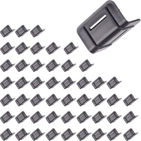 Coin de Protection pour Sangle d'Arrimage de 20mm de Largeur - 50 Pièces - 45x25x25mm - Équerre de Protection pour Camion - Angle de Protection Sangle Arrimage - Protège Bord