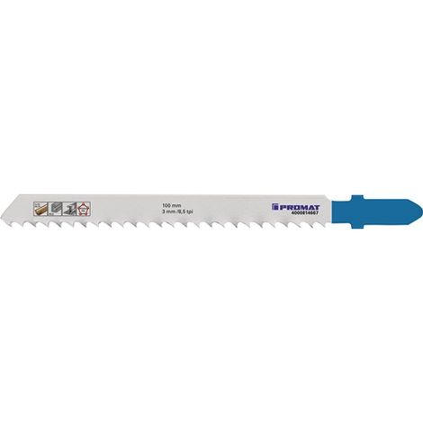 PROMAT Stichsägeblatt Gesamtlänge 100 mm Zahnteilung 3 mm HSS (1/5)