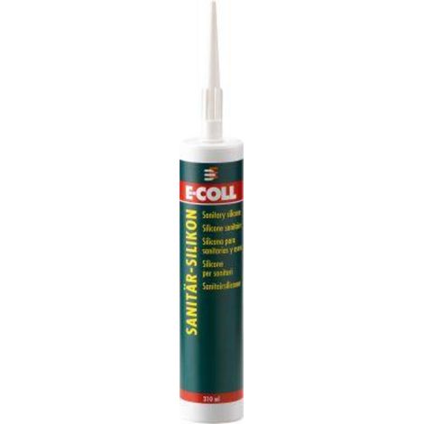 Silicone sanitaire 310ml transp.E-COLL (Par 12) (1/5)