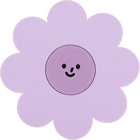 Set de table en PVC violet, en forme de fleur, dessous de plat, sous-verre, séparateur de tasse. Décoration de table. (1/5)