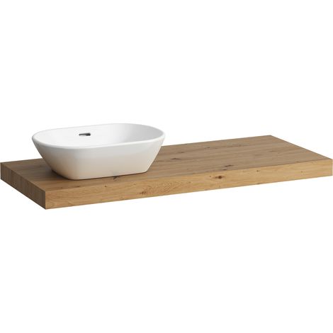 Encimera de lavabo LAUFEN LANI, un corte a la izquierda, (1/4)