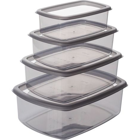 Set di scatole portaoggetti Set Antracite (1/5)