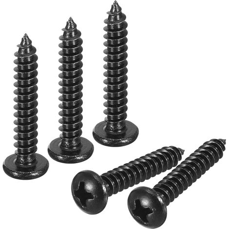 Poêle Tête Autotaraudeuse Vis Cruciforme 4mmx25mm 100pcs (1/5)