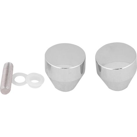 BAFOVY Poignée de Bouton de Porte de Douche, Alliage en Aluminium Chrome Installation Facile, Conception Ergonomique, Ajustement Universel, Utilisation Polyvalente pour Douche en Verre et Portes de (1/4)