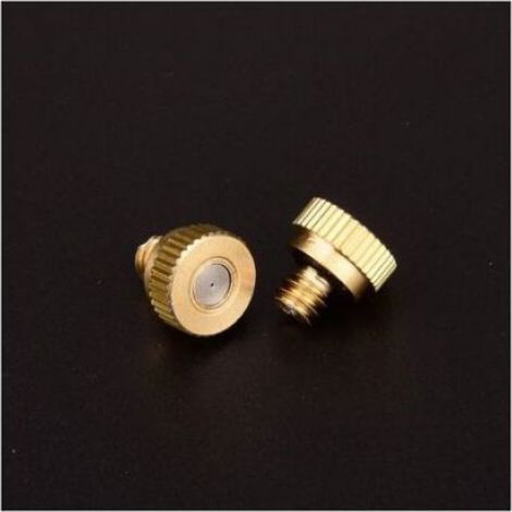 Buse Laiton - Diamètre Orifice 0,3 mm - Filetage 10/24 UNC - Pour Système Brumisation Extérieure Refroidissement et Contrôle Poussière - Lot de 20 (1/5)