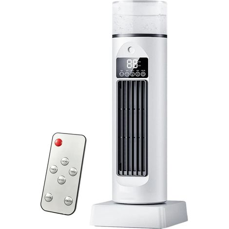 Ventilateurs Tour Ventilateur sans pales 6 vitesses silencieux avec Ventilateur Oscillant 110 Degrés Pour Chambre Pour Table Utilisation Intérieure Femmes Hommes Maison Bureau (1/5)