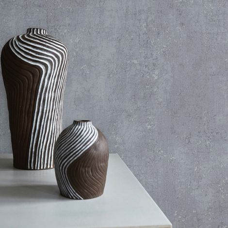 TADESSI Tapete Beton Mio M1-No.584 Vliestapete Dunkel Grau Betonoptik Betonwand Modern Wohnzimmer Schlafzimmer Küche (1/5)