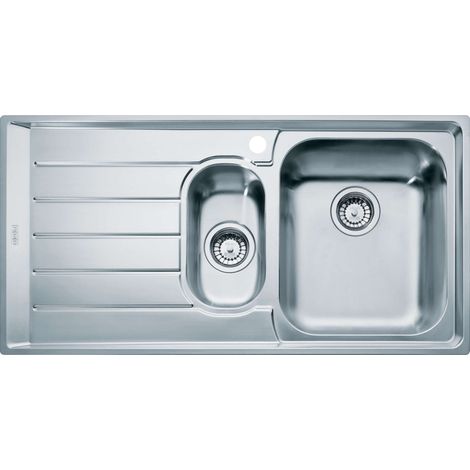 Franke Neptune NEX 251. Materiale del lavandino: Acciaio inox, Colore del prodotto: Acciaio inox, Numero di vasche per lavello: 2 ciotole. Larghezza: 1004 mm, Profondità: 514 mm, Lar... - 127.0059.717 (1/4)