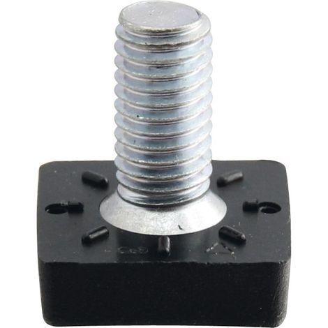 Höhenverstellschraube Teller quadratisch Gewinde M8 x 15