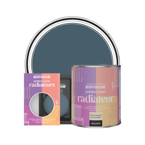 Peinture pour Radiateur, Finition Brillante - Bleu Dessin (1/3)