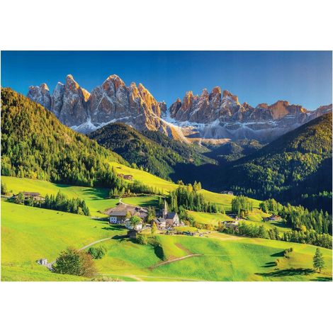 Papier peint montagne prairie décoration murale UV avec motif montagneux – 150 x 105 cm Wallarena (1/4)