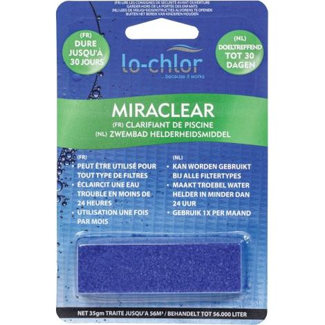 LO-CHLOR Miraclear Detergente per cubetti 35 gr - LCC-500-0571