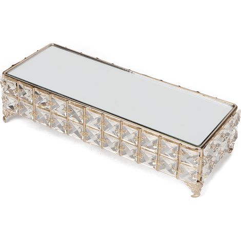 Présentoir à gâteaux rectangulaire en fer forgé, plateau à fruits et desserts pour la maison, les mariages et les fêtes. (1/5)