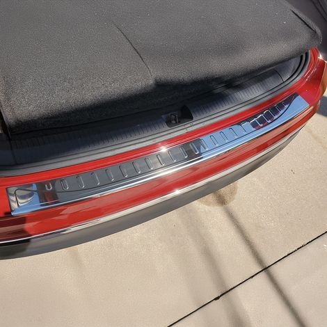 OMAC Ladekantenschutz Stoßstangenschutz für VW Tiguan II / Allspace 2016-2023 – Edelstahl Chrom (1/5)