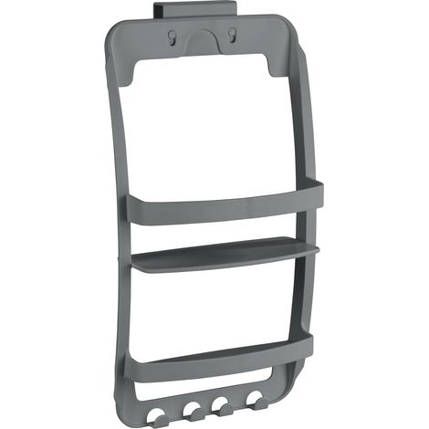 Wenko Estantería de baño moderna gris antracita 54,5 cm (1/5)