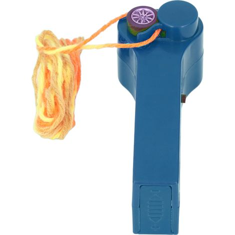 Seilwerfer mit Propeller, kompakte Bauweise, leuchtende Farbe, elektrisches Seilwerfer-Spielzeug für Katzen, Kinder und Erwachsene, Outdoor-Spielzeug, Dunkelblau (1/5)