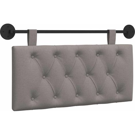Maison Exclusive - Hängendes Kopfteil Taupe Stoff