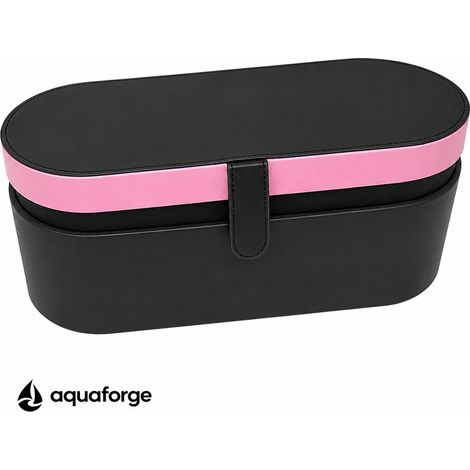 Étui de rangement pour sèche cheveux PA noir soins capillaires (1/5)