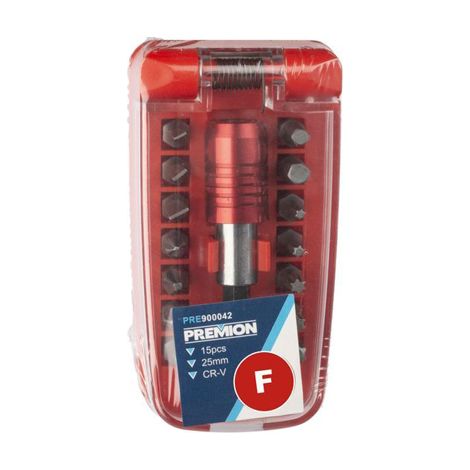 Satz mit 15 Schraubenbits cr van pre900042 premion (1/2)