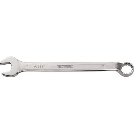 TECWERK Ringmaulschlüssel SW 18mm L.243mm Form B CV-Stahl TECWERK