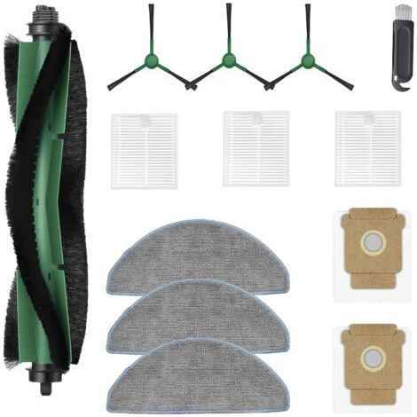 Accessoires pour Aspirateur Irobot Roomba Combo 2 Essential/IRobot Roomba 105 Combo, 1 Brosse principale, 3 Serpillères, 3 Filtres, 3 brosses latérales, 2 sacs à poussière (1/4)
