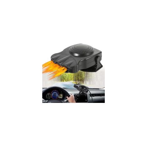 Chauffage et ventilateur automobile 12 V, 150 W, réglable à 360°, portable 2-en-1 pour chauffage rapide et dégivrage, fonction ventilation rafraîchissante (1/4)